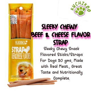 KCH Sleeky Chewy Snack Strap BEEF AND CHEESE  Flavoured COD