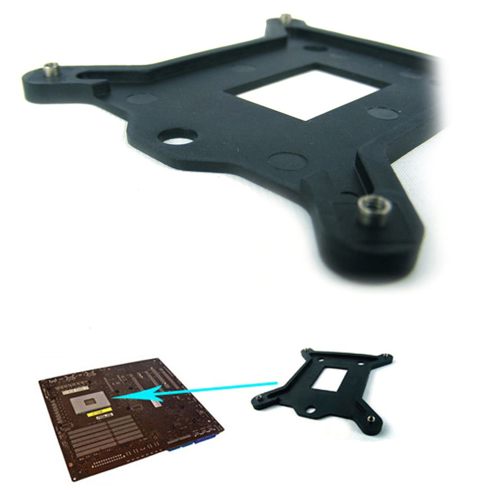 [NP]CPU Cooling Fan Bracket Retention Backplate Base for Intel LGA 1155