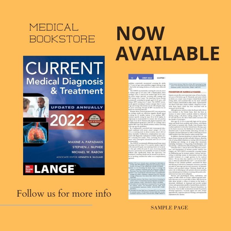 Current Medical Diagnosis and Treatment 2022 61st Edition Shopee