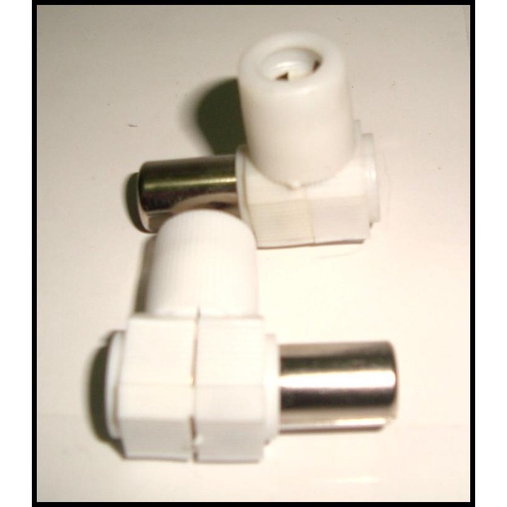 Bent Tv Antenna Jack Plastic Pvc White / Antenna Model L Good Men