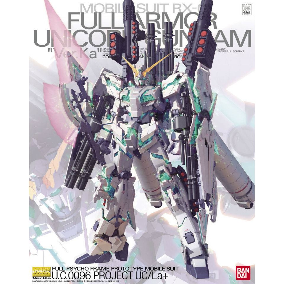Rx Full Armor Unicorn Gundam Ver Ka Mg Gundam Model Kits In Model My