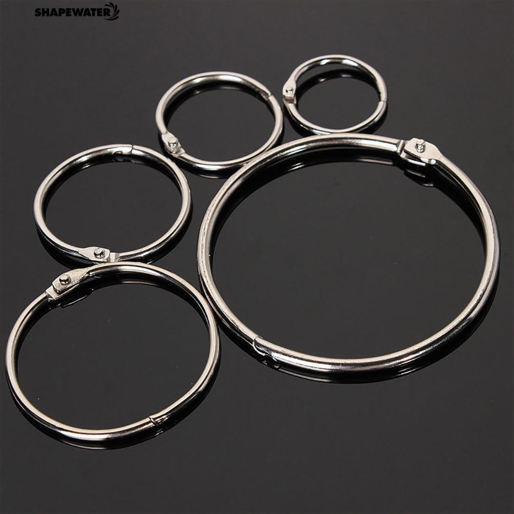 🏡10 Pcs Metal Hinged Rings Book Binder Scrapbook Tool Shopee Philippines
