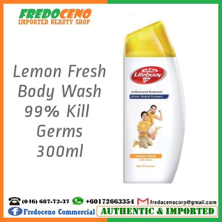 Lifebuoy Body Wash Lemon Kills 99.9 Germs 300ml (Imported from Malaysia) Shopee Philippines