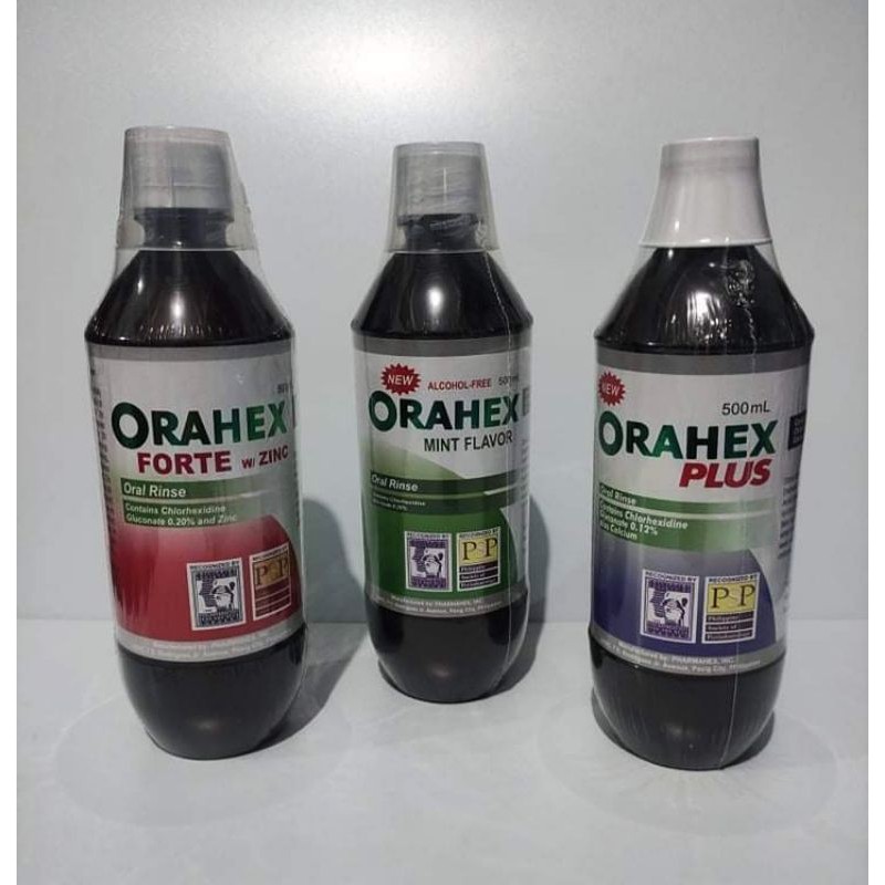 ON HAND Orahex Mouthwash (Forte, Plus, Alcohol Free) Shopee Philippines