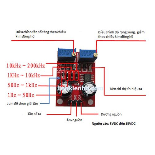 Ne555 Pulse Transmitter Circuit Changes The Pulse Frequency And Width ...