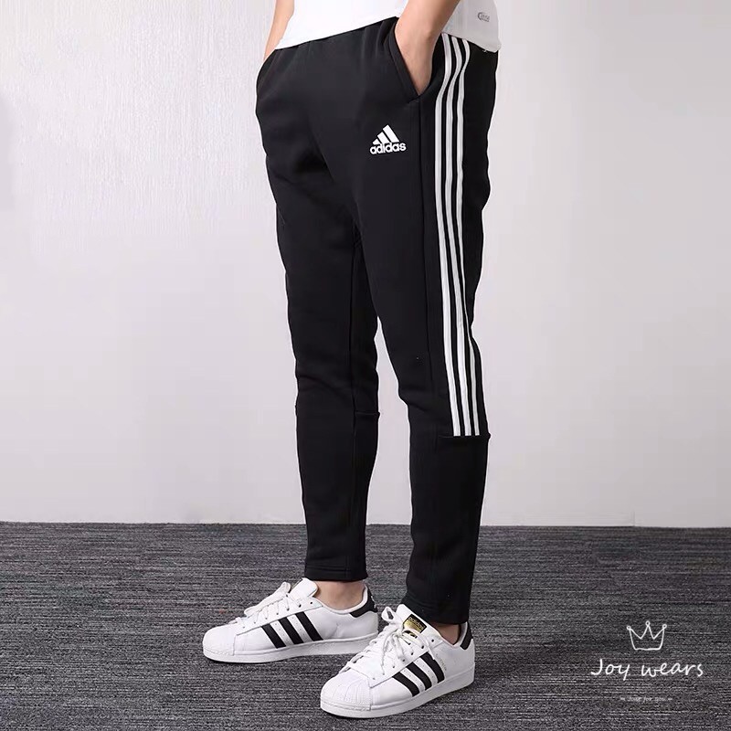 black adidas slim fit track pants