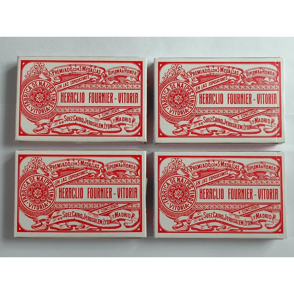 Jeu De Cartes Ancien Heraclio Fournier Vitoria N12 – Opaca 1899 – Complet