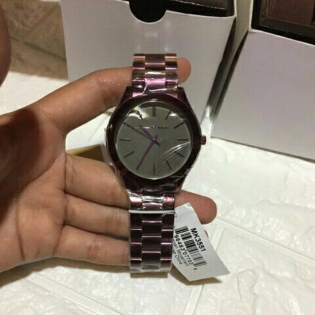 plum michael kors watch