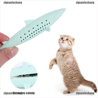 （ziyuanlushang）Silicone Mint Fish Cat Toy Pet Catnip Soft ...