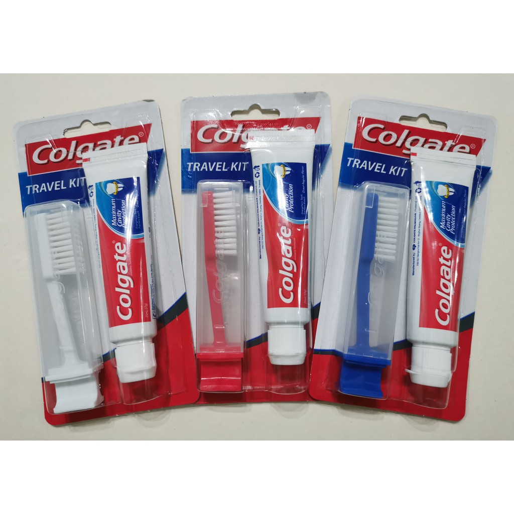 Colgate Travel Kit Toothbrush w/ FREE Toothpaste 25ml