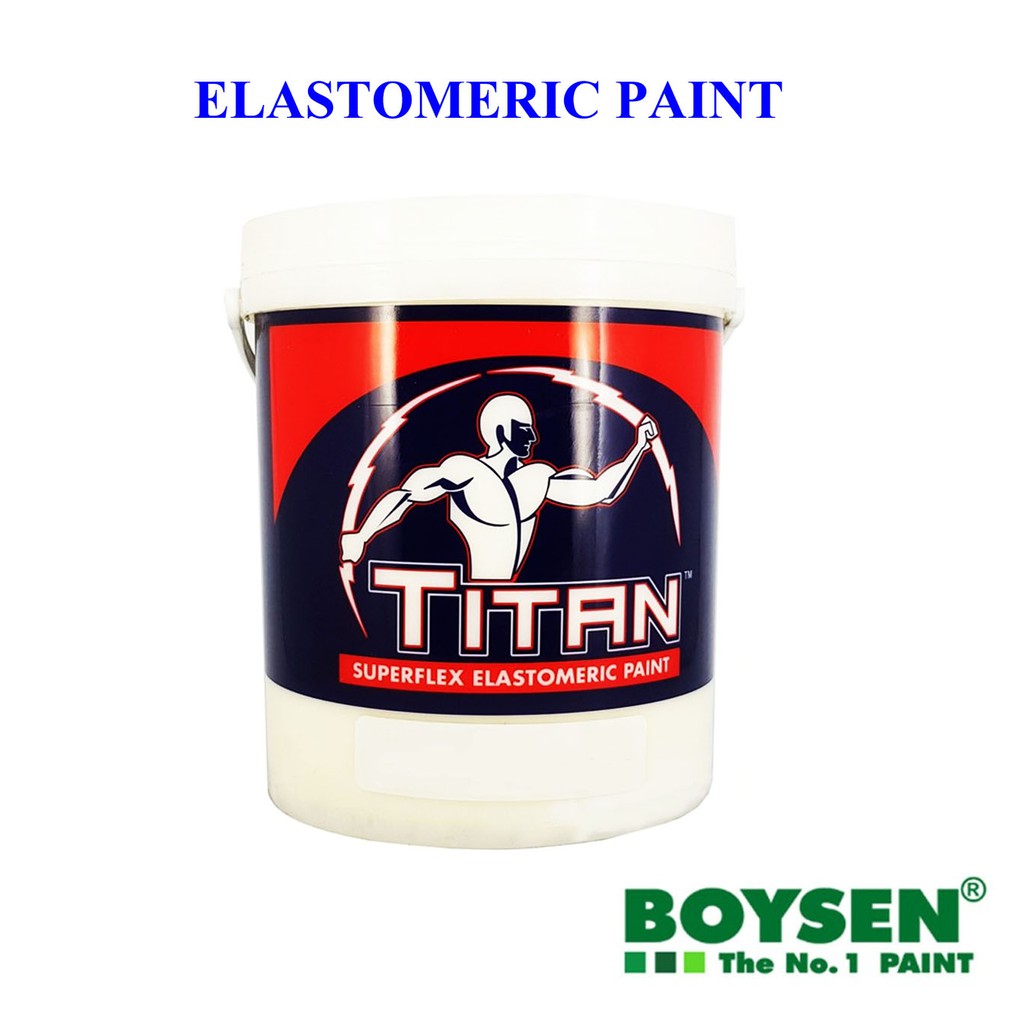 Titan Superflex Elastomeric Paint T 5300 White T 5138 Tulle White Gallon 4 Liters Shopee Philippines