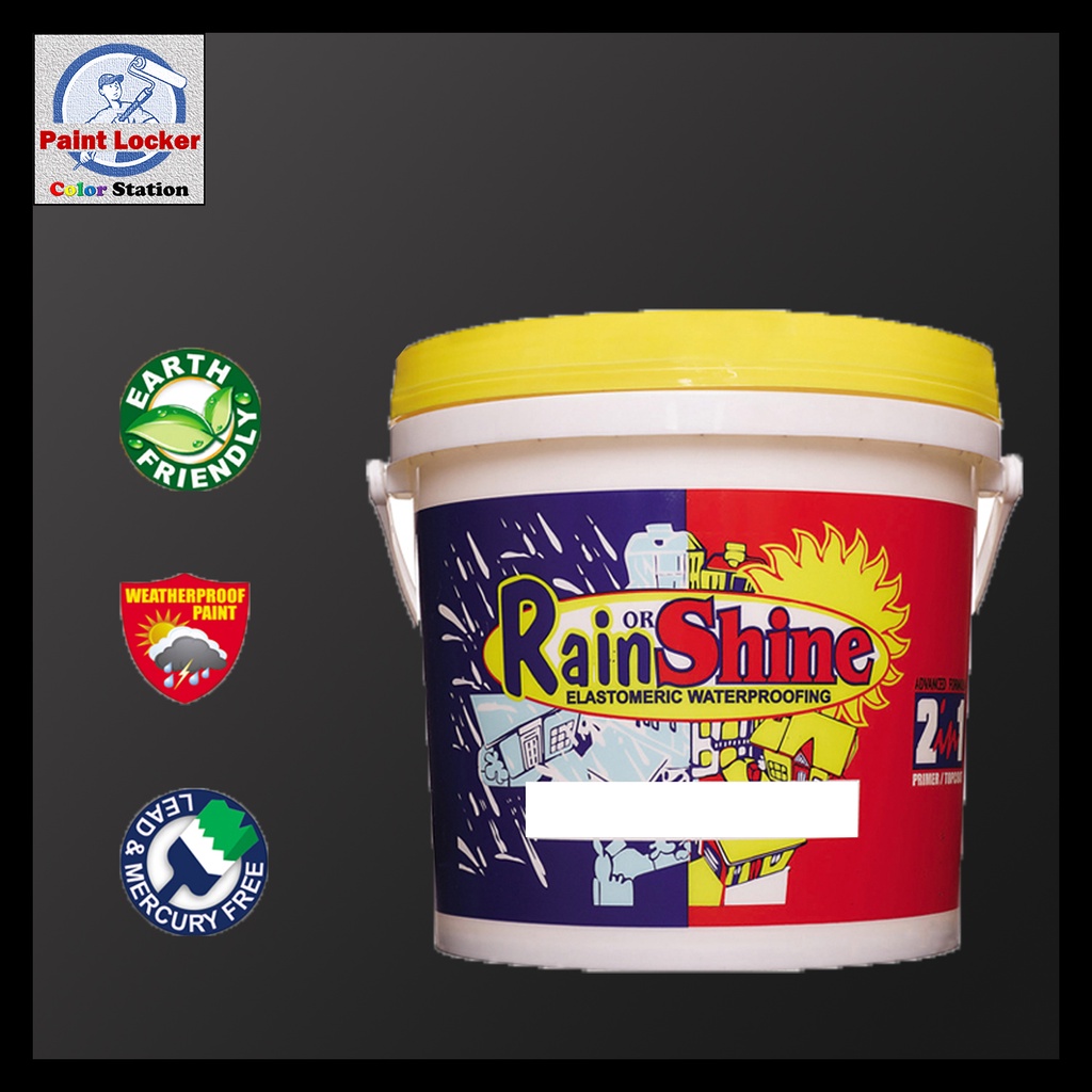 Rain Or Shine Elastomeric Paint 4 Liters Gold Series 2 Shopee   Add5734a6a4c4cec05868d2d9b677cde