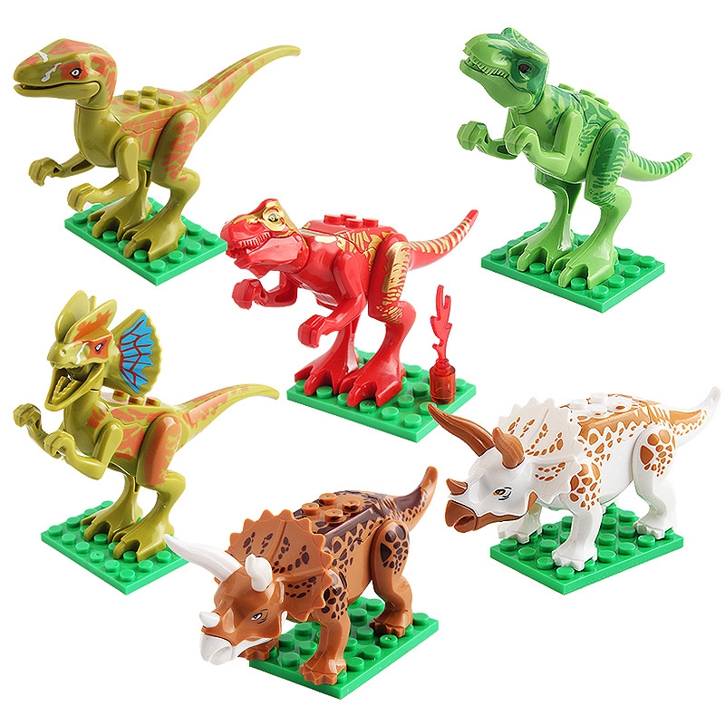 dinosaur building blocks set