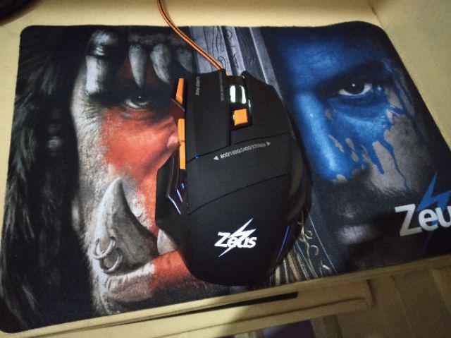 Zeus M330 High Speed Gaming Mouse with Mouse Pad | Shopee Philippines