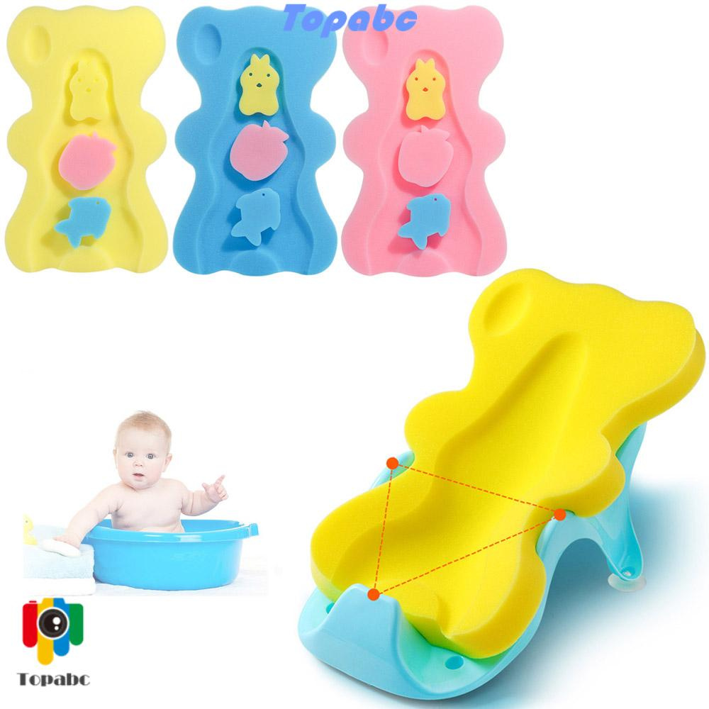 Top Cute Baby Bath Cushion Toddler Bath Foam Pad Foam Mat Newborn Bath Sponge Infant Bear Non Slip Bathroom Products Bathtub Seat Multicolor Shopee Philippines