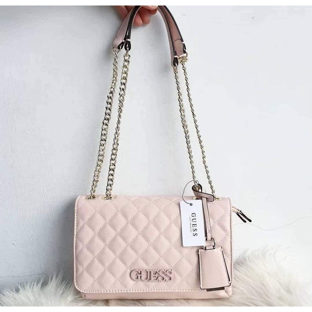 GUESS ELLIANA QUILTED 2-WAY BAG | Shopee Philippines