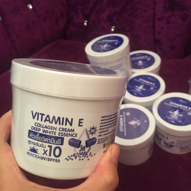 Vitamin E Collagen Cream Deep White Essence X10 Whitening Shopee Philippines