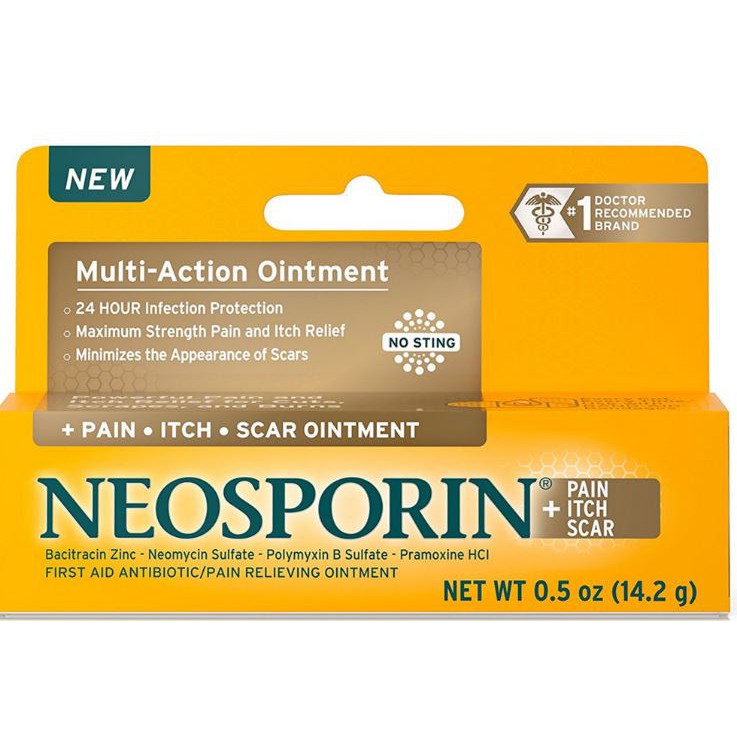 Neosporin + Pain Itch Scar MultiAction Ointment 14.2g/0.5oz Shopee