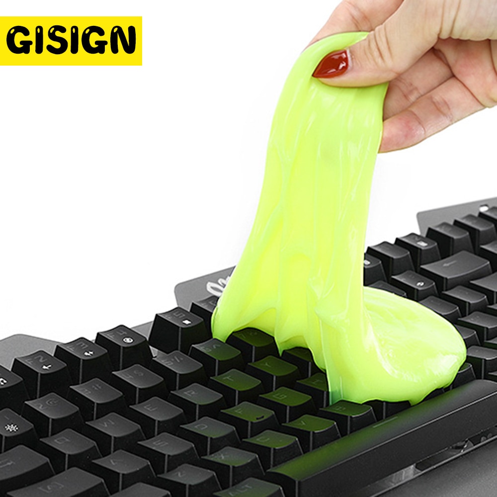 2019 Keyboard Slime Lizun Glue Magic Gel Super Dust Clean Clay Mud