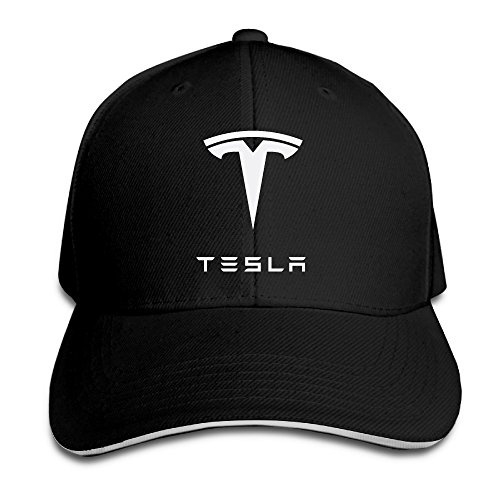 Simple Tesla Motors Sandwich Flex Fit Hat Baseball Cap i