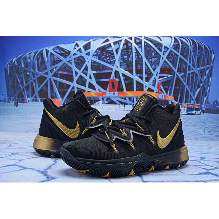 nike kyrie 5 black gold