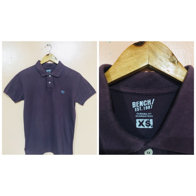 Bench Polo Shirt Pre Loved Shopee Philippines