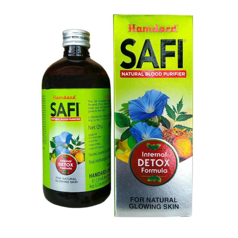 Safi Natural Herbal Blood Purifier - Internal Detox From India (200ml ...