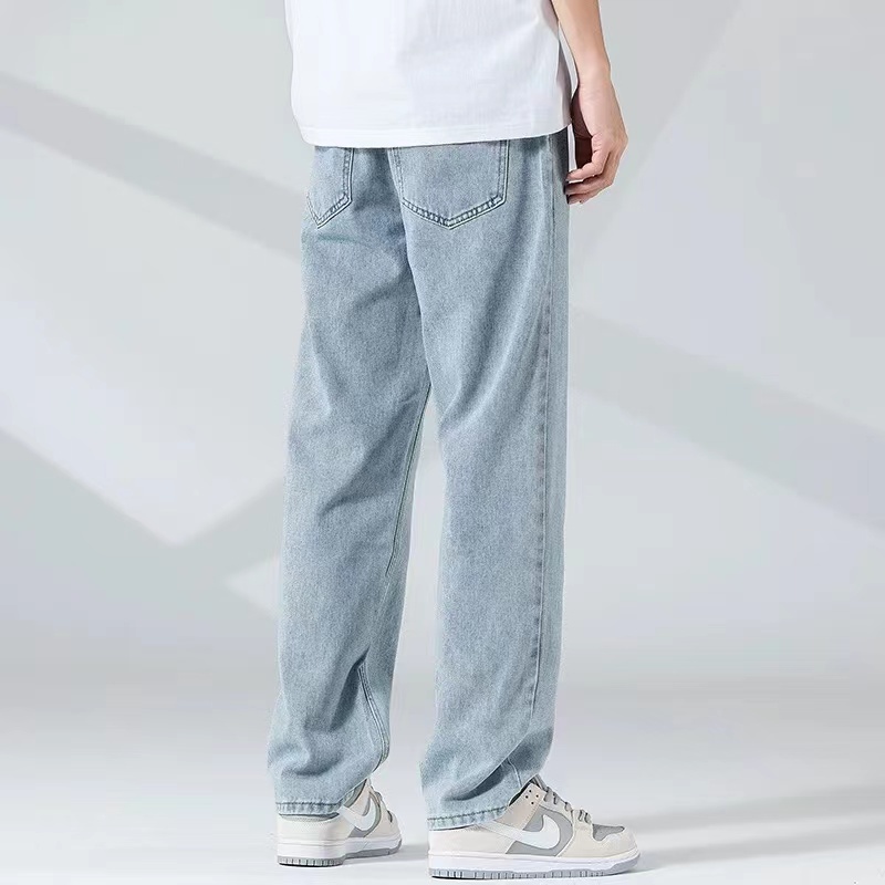 DS Korean Style High Quality Men's Maong Pants Straight Loose Pants For