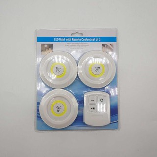 Tally# led light with remote control set of 3 Emergency light #6