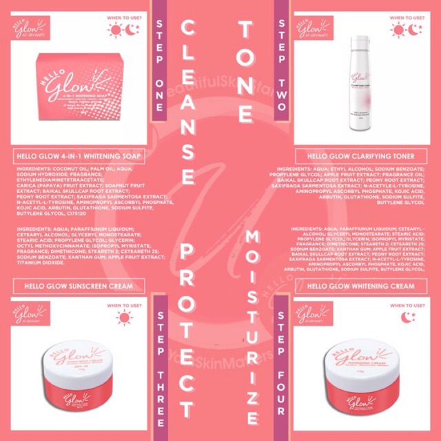 hello glow whitening cream