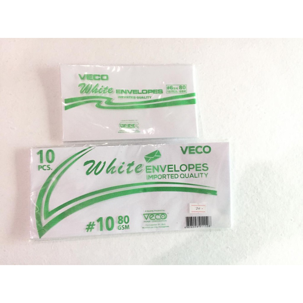 Veco White Mailing Envelope Shopee Philippines