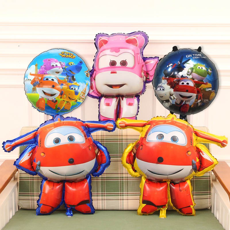☃Helium Ballon Globos Air-Inflatable-Balls Birthday-Party-Decorations Jett  Super-Wings | Shopee Philippines