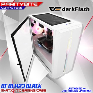 DarkFlash DLM 23 Door Opening of Tempered Glass LUXURY M-ATX Gaming ...