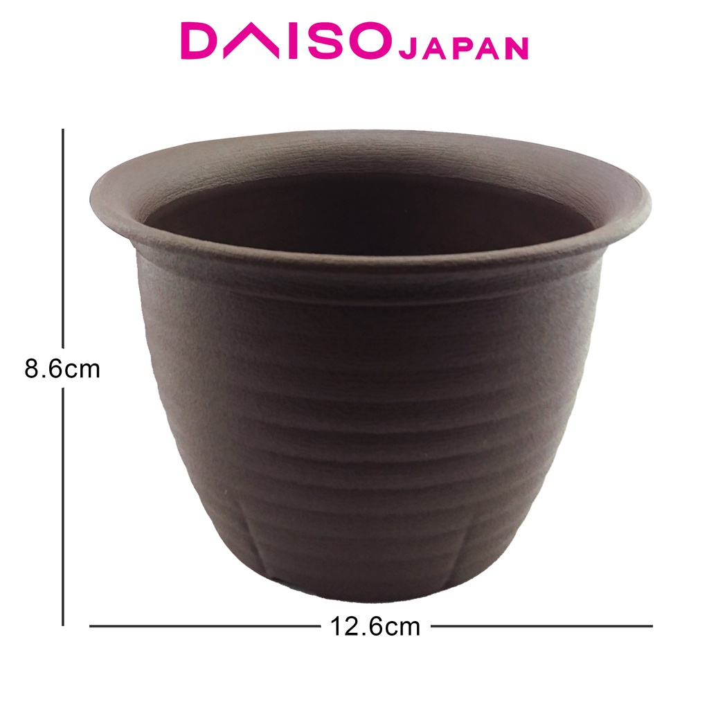 Daiso Eco Round Flower Pot No. 4 2 pcs Shopee Philippines