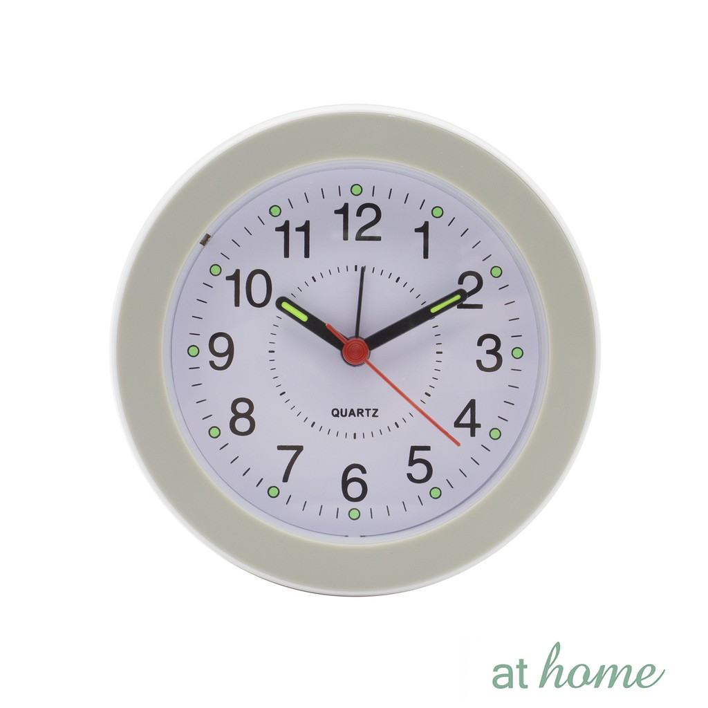 At Home Brody Luminous Analog Alarm Clock Moderate Alarm Sound, Night