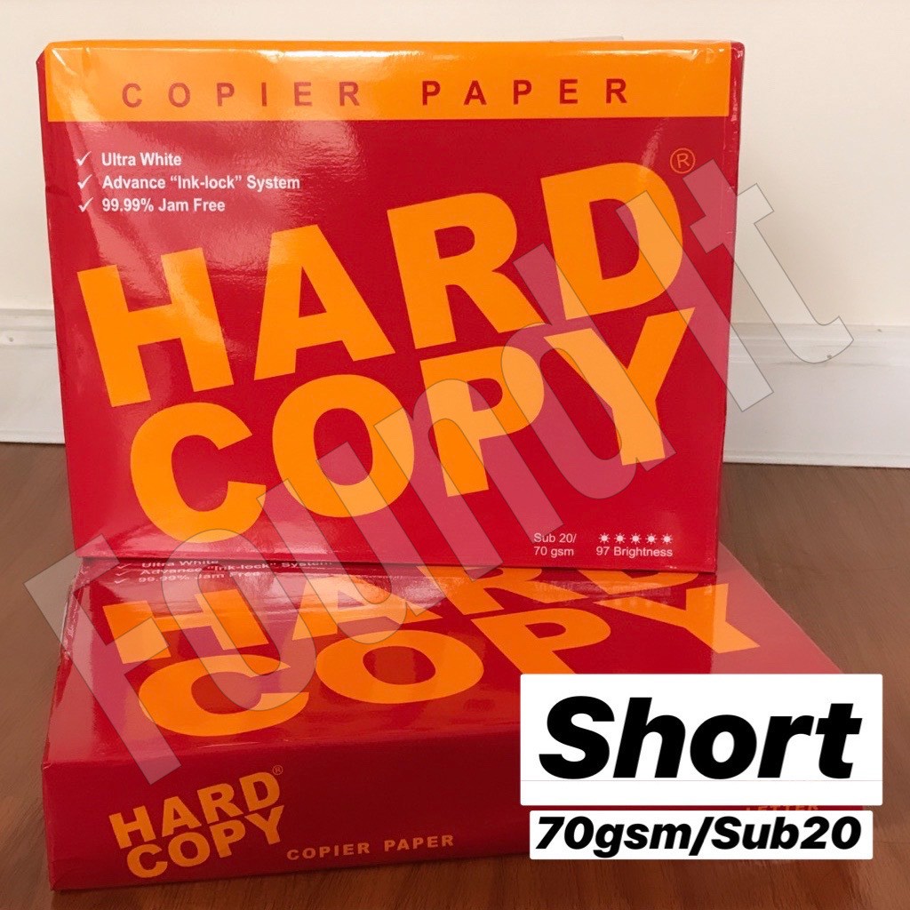 Hard Copy Bond Paper (Short: 8.5x11) Sub 20 / 70gsm Hardcopy / Copy ...