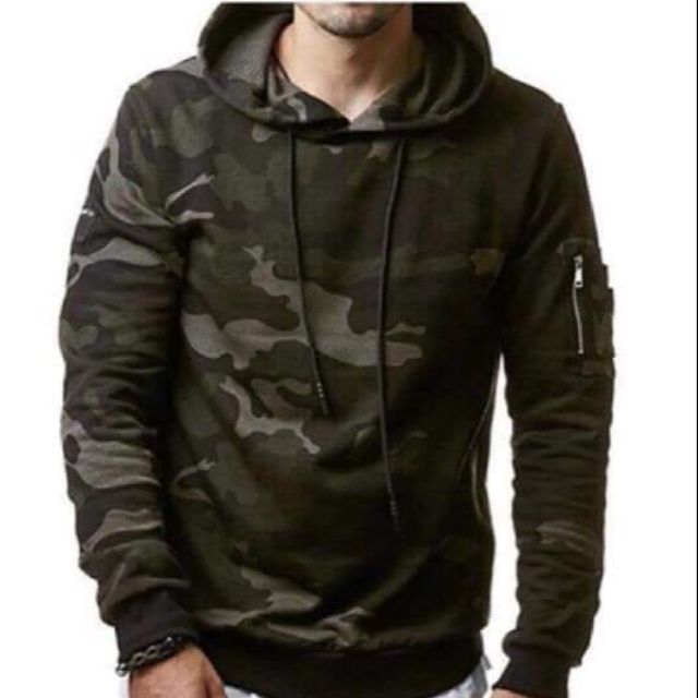 camouflage hoodie jacket