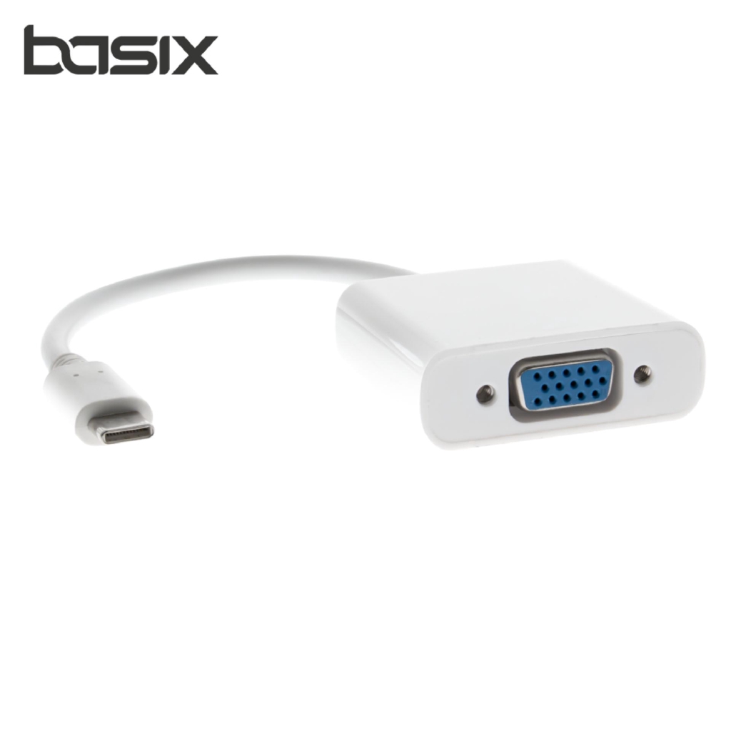 Basix H6 Usb C To Female Vga Converter Adapter Shopee Philippines