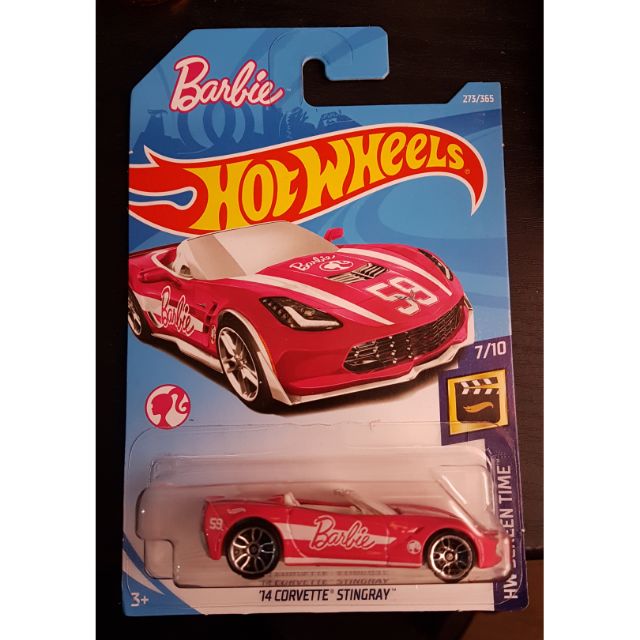 hot wheels barbie corvette