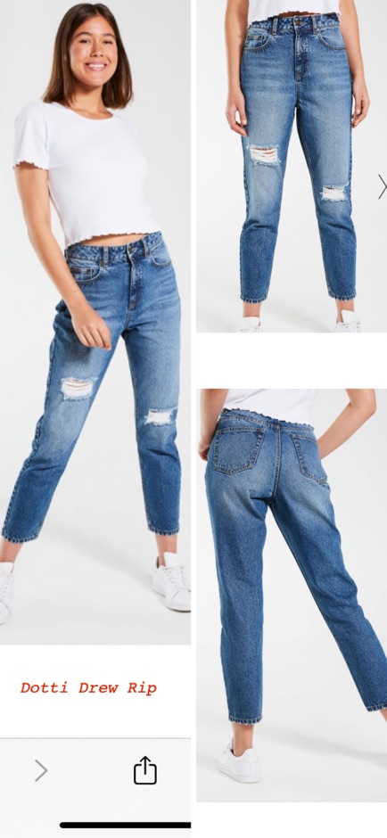 dotti ripped jeans