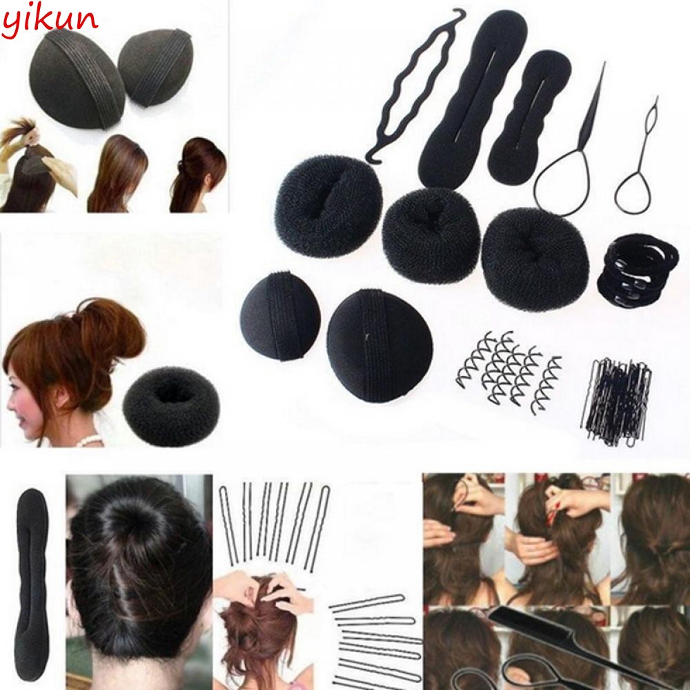 black hair accessories
