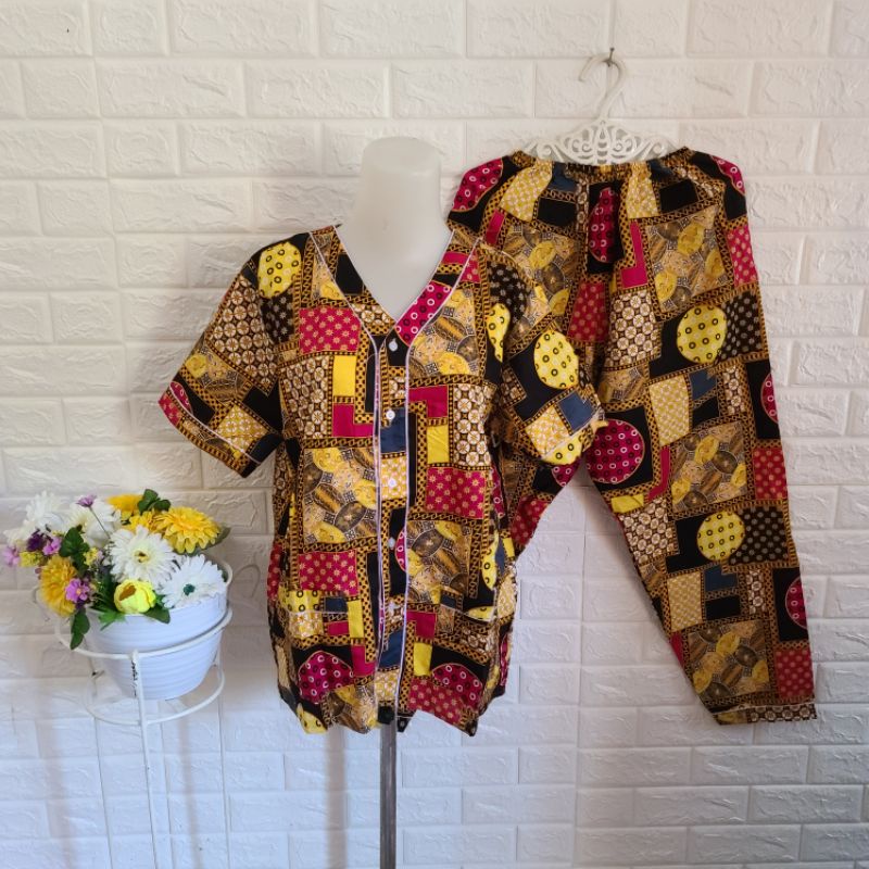 Batik Pajamas Chart size M And XL Shopee Philippines