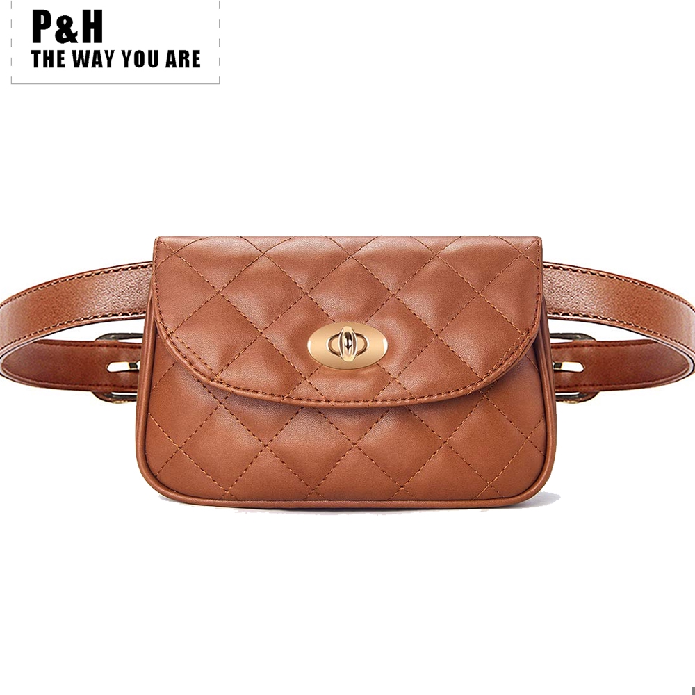 designer leather fanny pack
