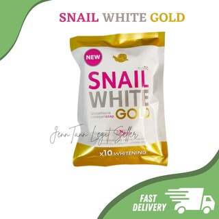 Orig Snail Gluta Collagen Gold Soap X10 Whitening #1