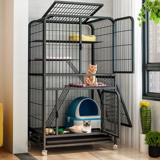 Cat cage home indoor oversized free space three-story Cat villa luxury large small empty cat house c