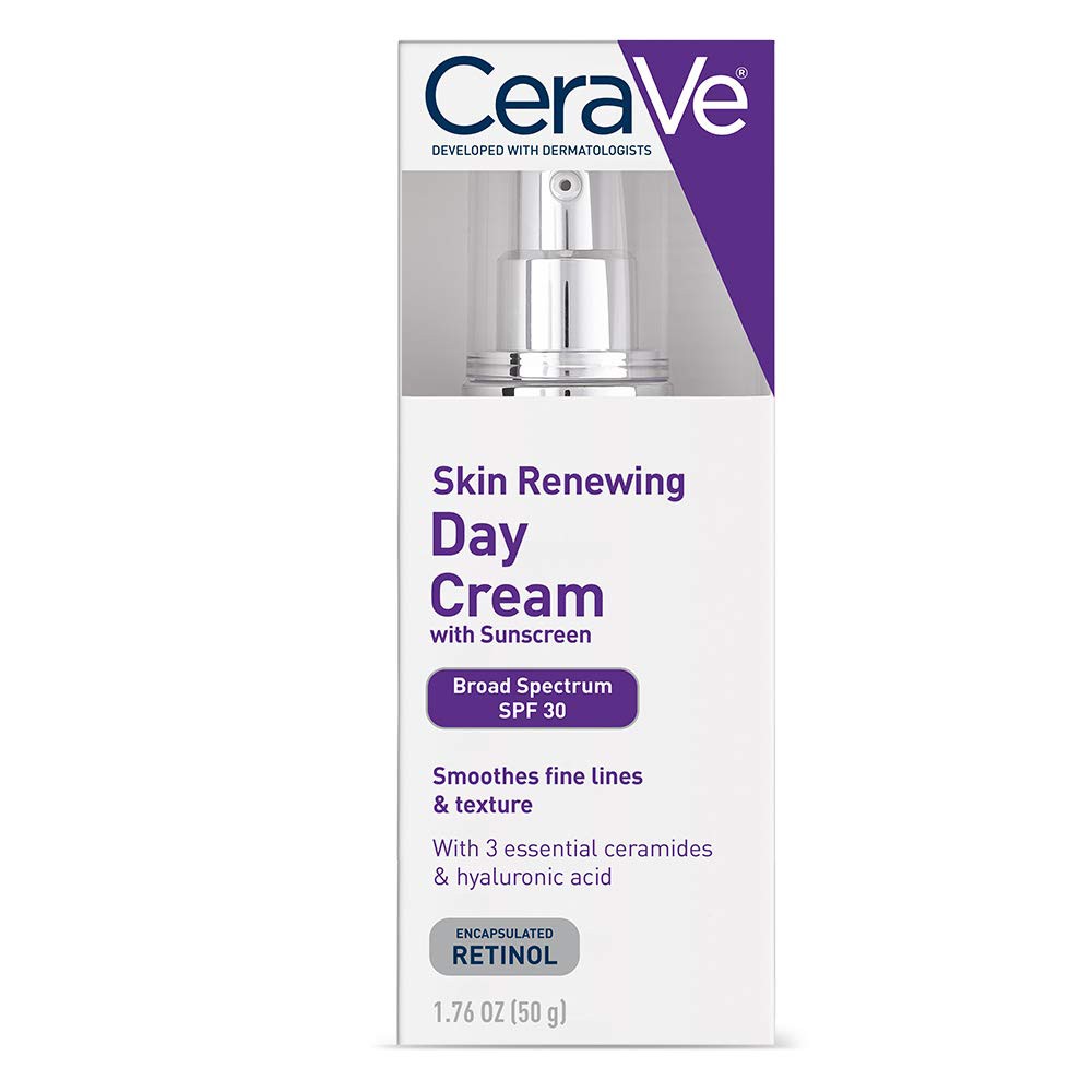 Cerave Anti Aging Face Cream With Spf 30 1 76 Ounce Anti Wrinkle Retinol Cream And Face Sunscreen Shopee Philippines