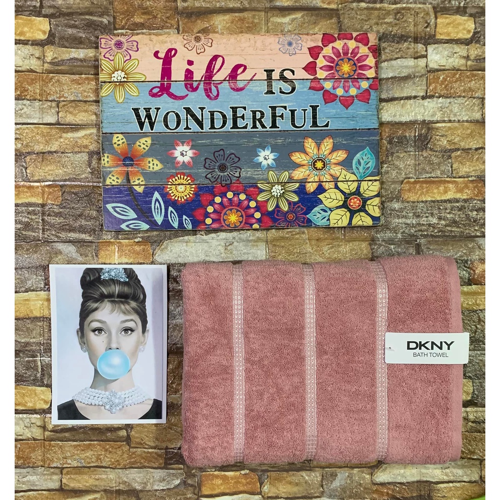 DKNY Bath Towels (Varieties) Shopee Philippines