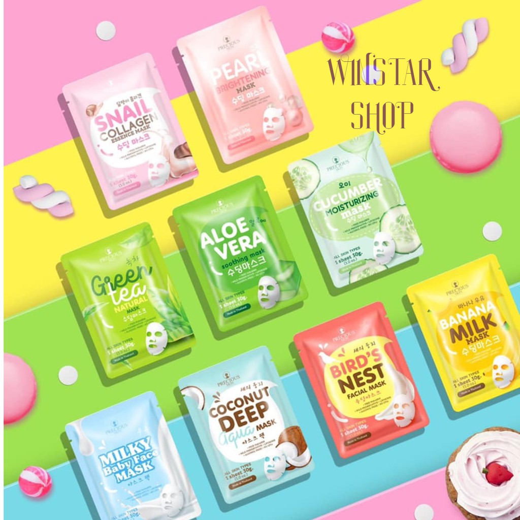 Download Precious Skin New Facial Mask Shopee Philippines Yellowimages Mockups