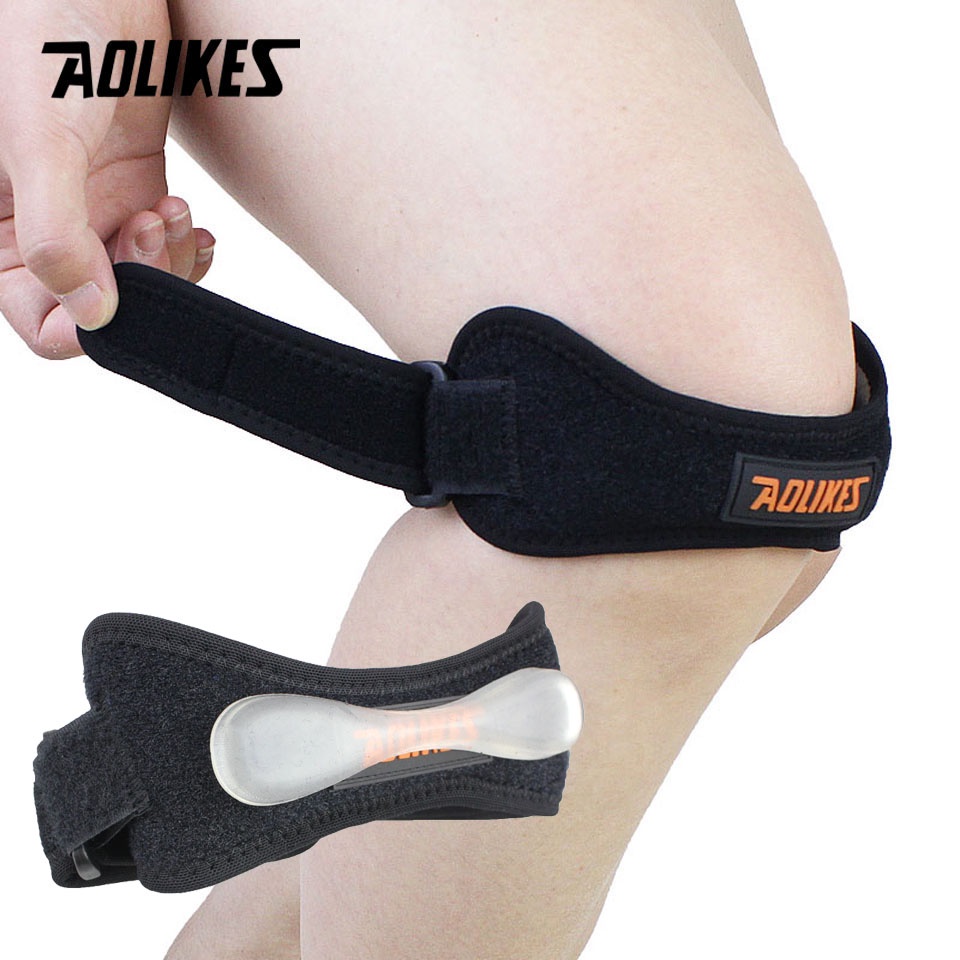 AOLIKES 1PC Adjustable Knee Strap Tendon Patellar Band Support Brace ...