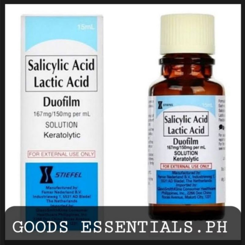 Duofilm Solution (Warts, Calluses and Corns Remover) 15mL Shopee